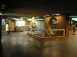 Les quais de la station de métro Cordeliers